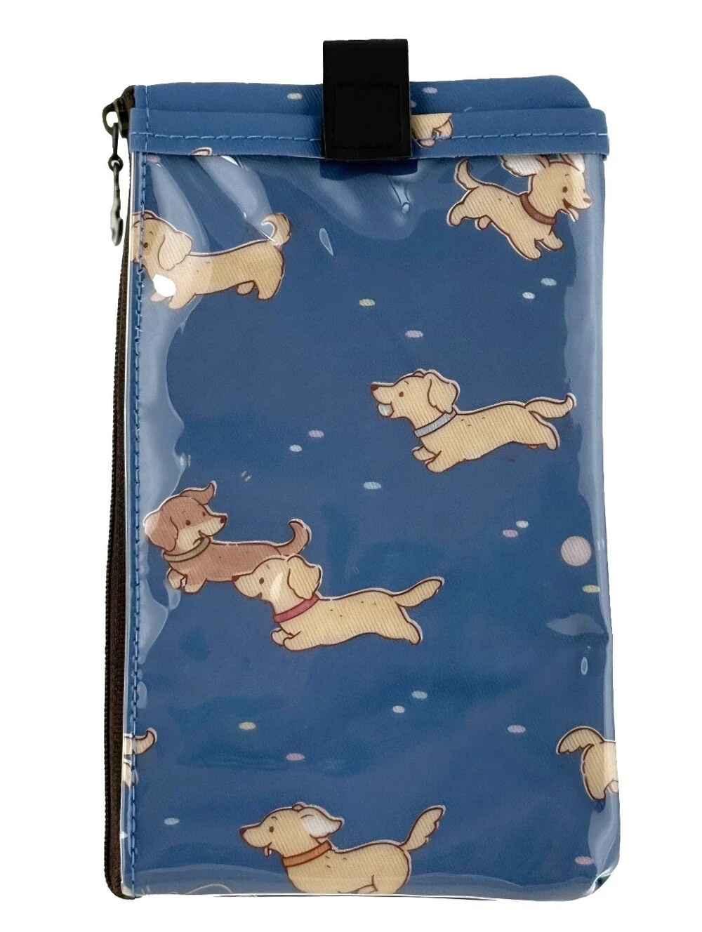 Waterproof Dachshund Weiner Dog Phone Case Pouch W/ Neck Strap